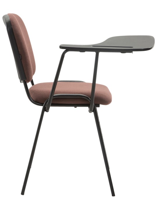 Set de 4 scaune Ken cu material de masă pliabil, maro