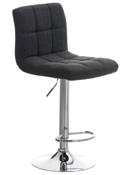Set 2 taburete de bar Peru FABRIC C, gri închis
