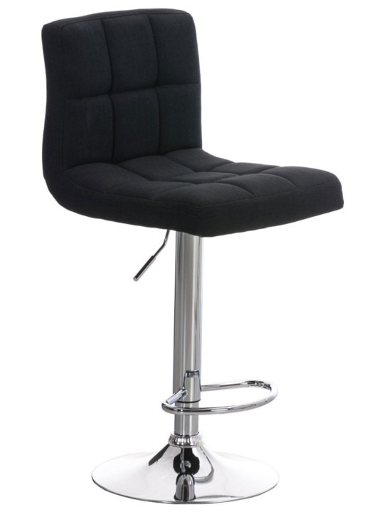 Set 2 taburete de bar Peru FABRIC C, negru