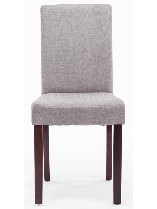 Set 2 scaune de sufragerie Ina stofa cappuccino, gri deschis Set 2 scaune de sufragerie Ina stofa cappuccino, gri deschis