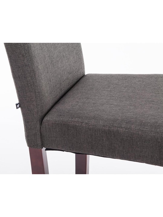 Set 2 scaune de sufragerie Ina stofa cappuccino, gri închis Set 2 scaune de sufragerie Ina stofa cappuccino, gri închis