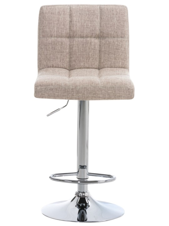 Set 2 taburete de bar Peru FABRIC C, crem