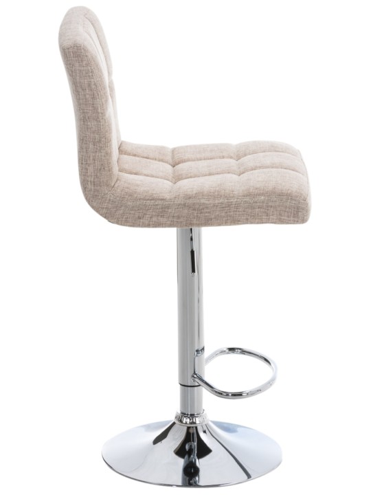 Set 2 taburete de bar Peru FABRIC C, crem