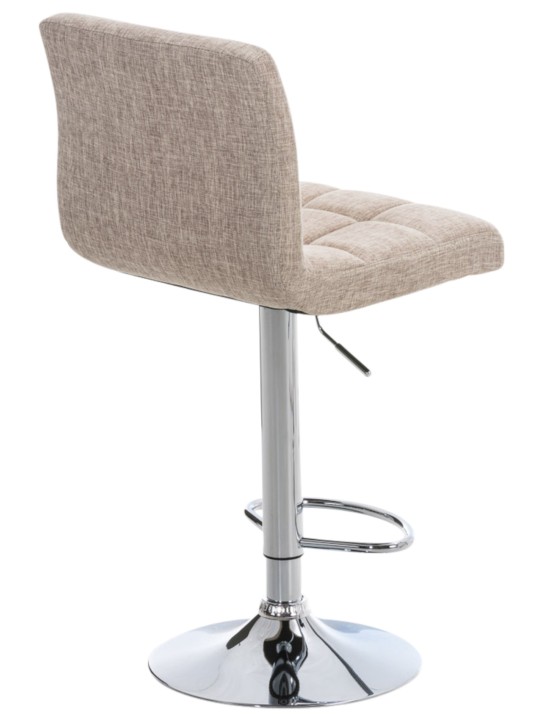 Set 2 taburete de bar Peru FABRIC C, crem