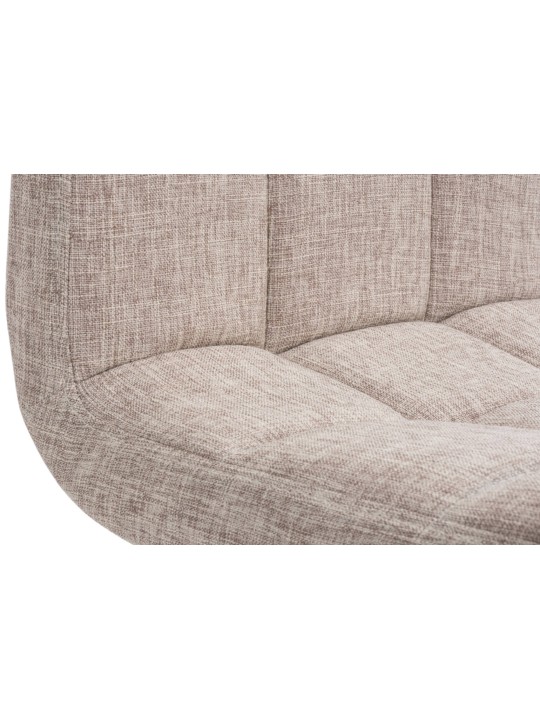 Set 2 taburete de bar Peru FABRIC C, crem