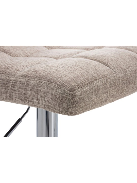 Set 2 taburete de bar Peru FABRIC C, crem