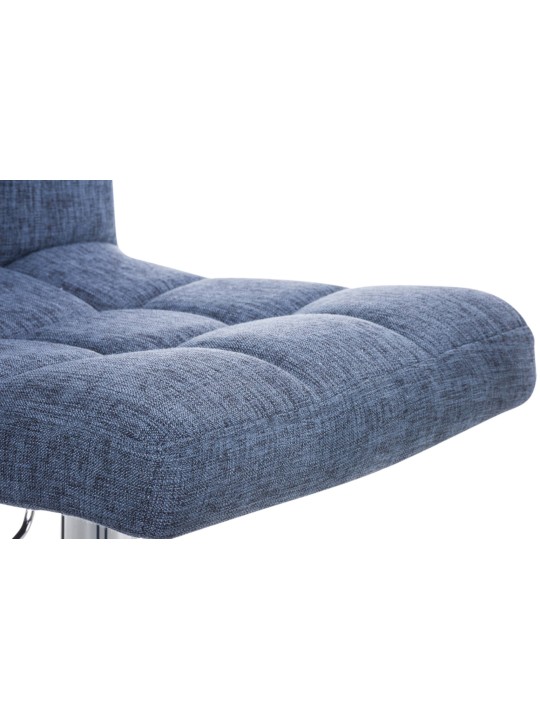 Set 2 taburete de bar Peru FABRIC C, albastru