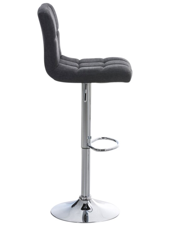 Set 2 taburete de bar Peru FABRIC C, gri închis