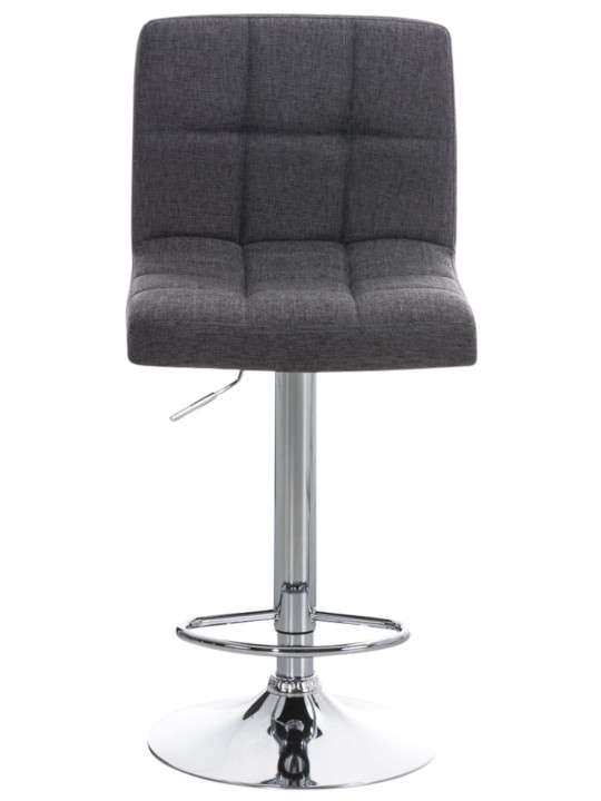 Set 2 taburete de bar Peru FABRIC C, gri deschis