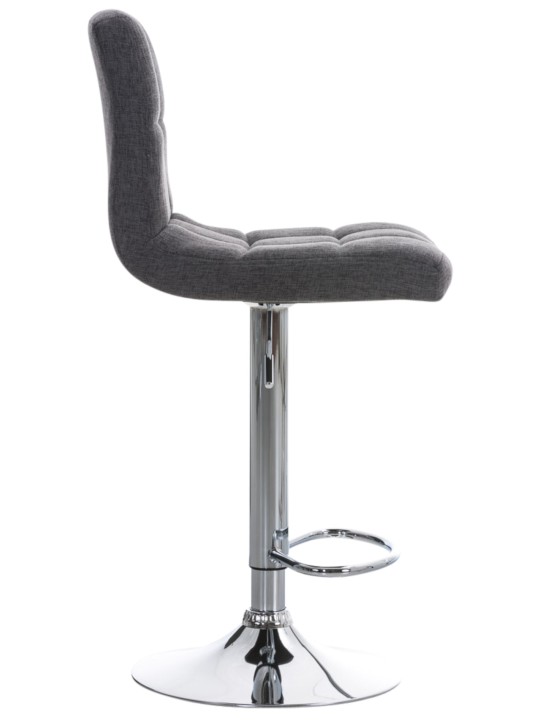 Set 2 taburete de bar Peru FABRIC C, gri deschis