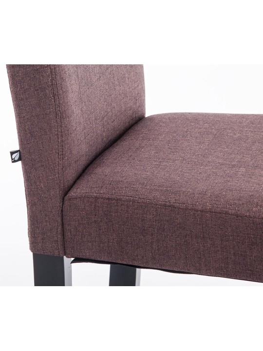 Set 4 scaune de sufragerie Ina stofa, maro