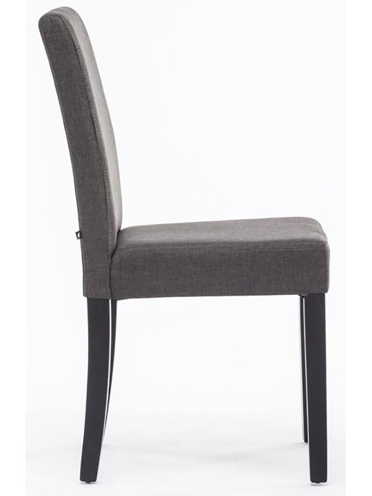 Set 4 scaune de sufragerie Ina stofa, gri închis