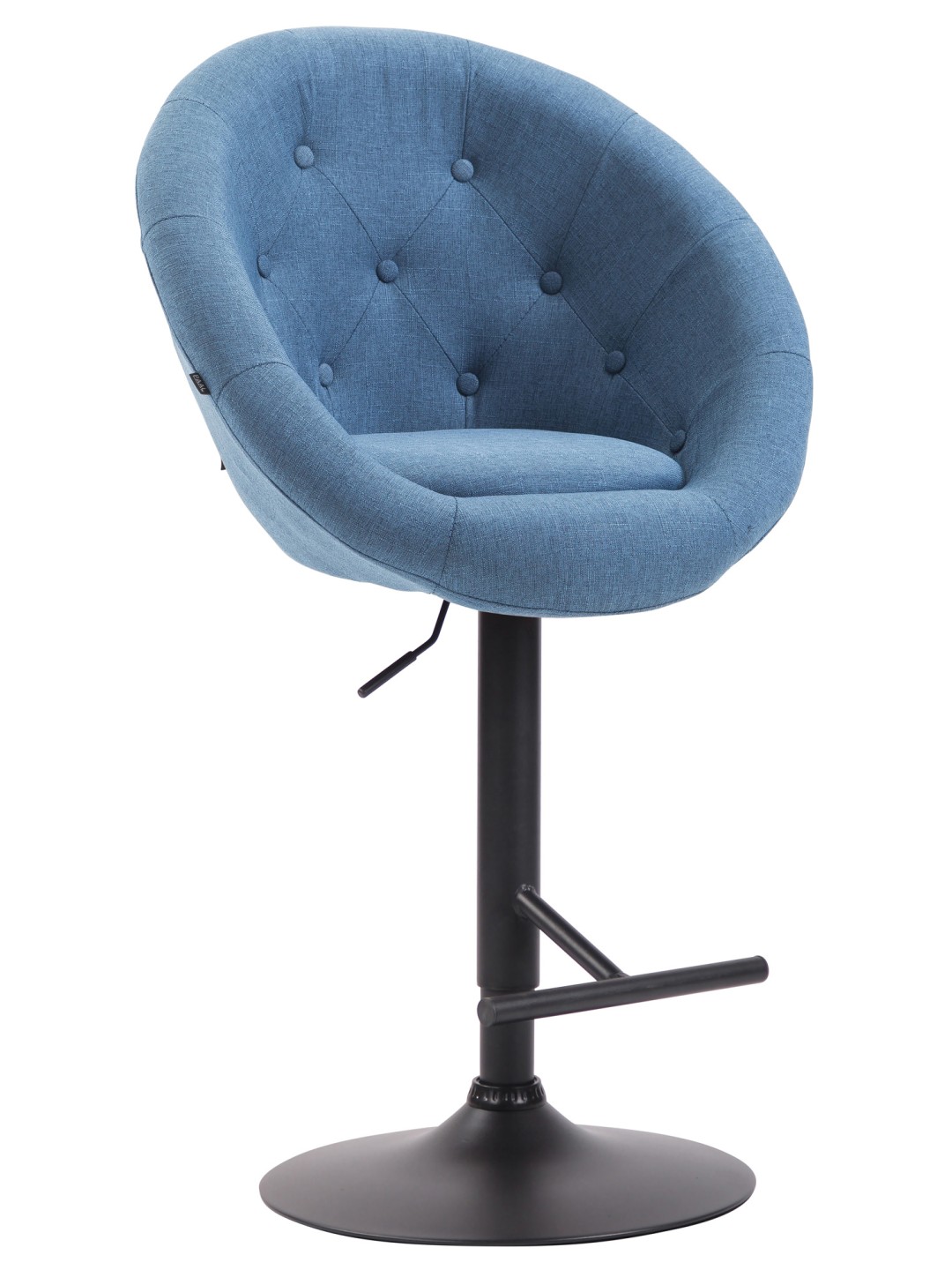 Scaun de bar tesatura London V2, albastru