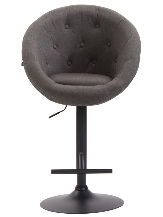 Scaun de bar tesatura London V2, gri închis