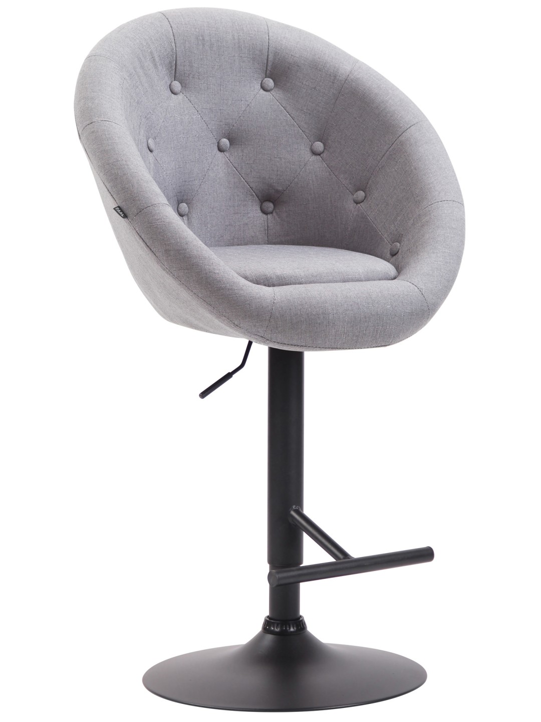 Scaun de bar tesatura London V2, gri