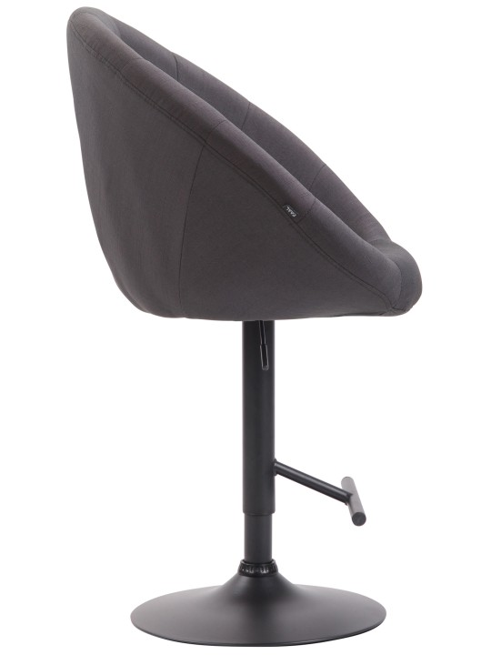 Scaun de bar tesatura London V2, gri închis