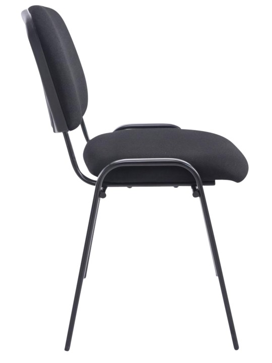 Set 4 scaune XL Ken material, negru