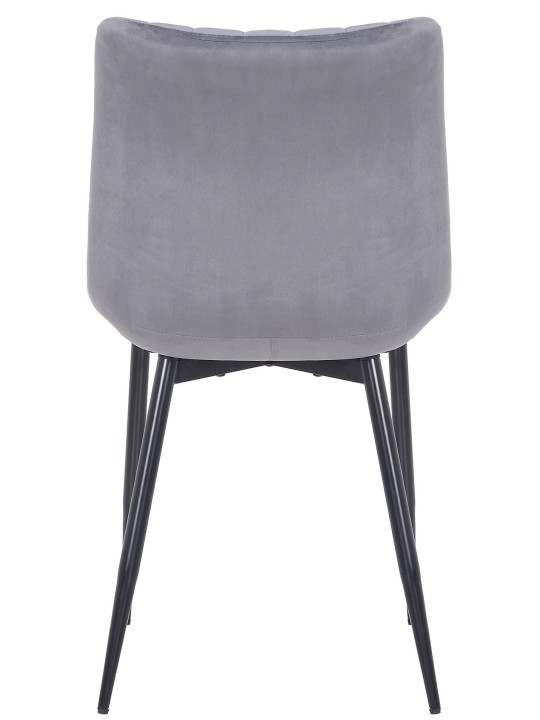 Set 2 scaune Rahden catifea, gri Set 2 scaune Rahden catifea, gri