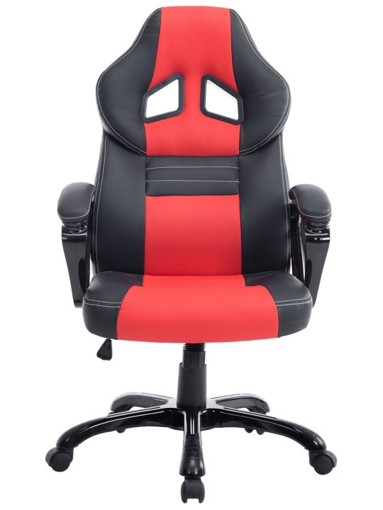 Scaun de birou Pedro, negru/roșu