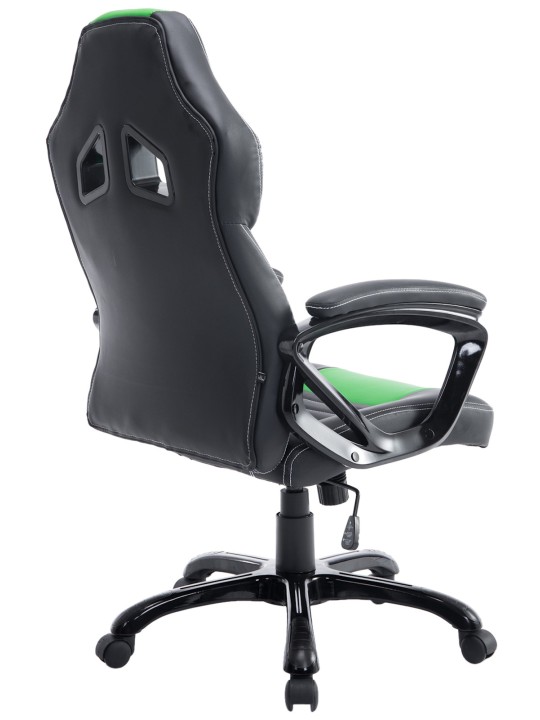 Scaun de birou Pedro, negru/verde