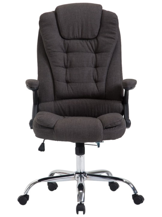 Scaun de birou stofa Thor, gri închis