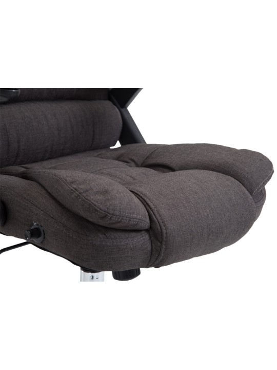 Scaun de birou stofa Thor, gri închis