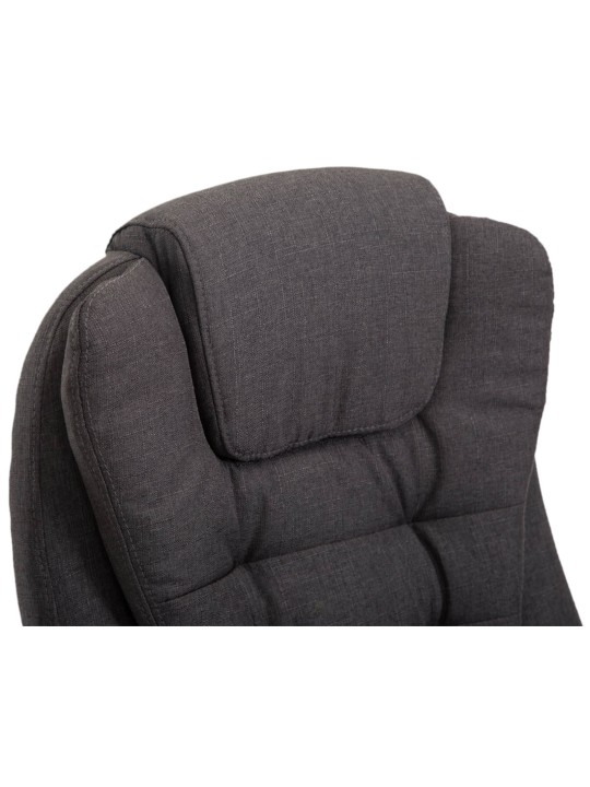 Scaun de birou stofa Thor, gri închis