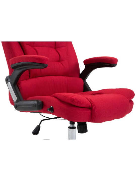 Scaun de birou stofa Thor, roșu