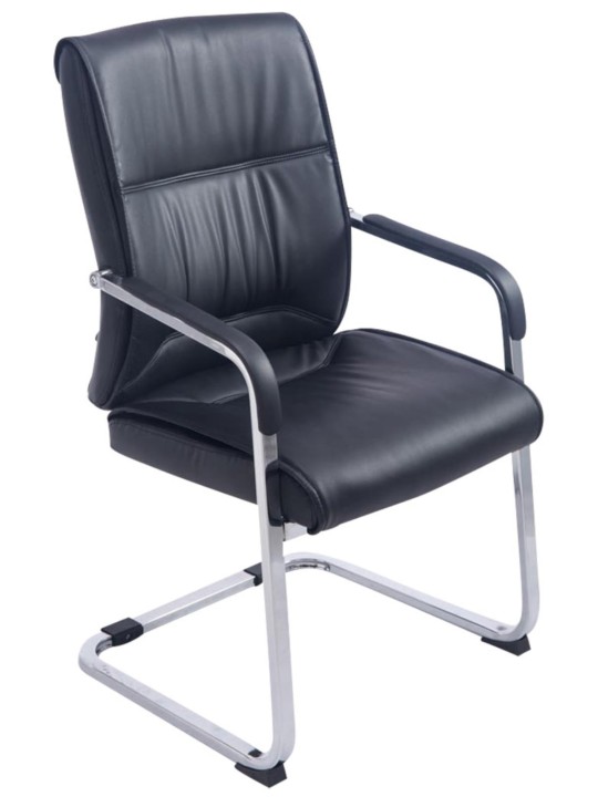 Set 2 scaune cantilever XL Anubis, negru