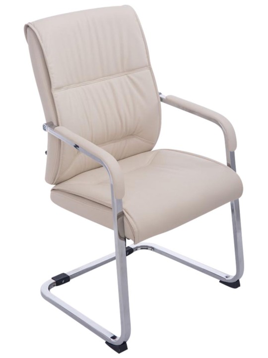 Set 2 scaune cantilever XL Anubis, crem