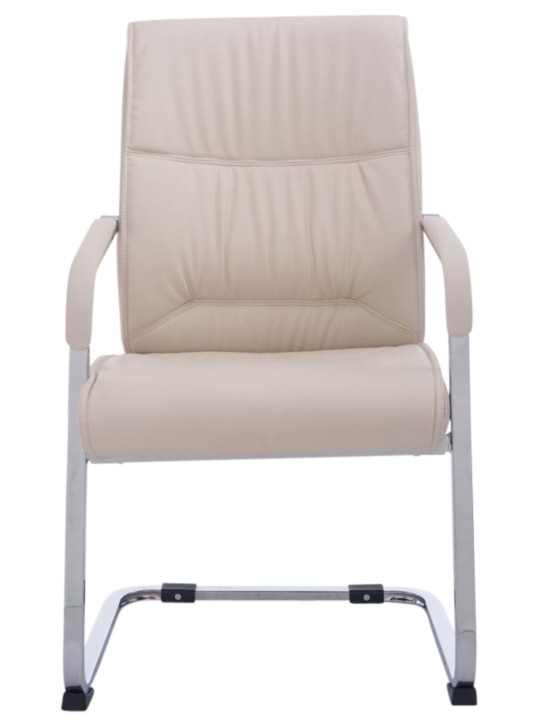 Set 2 scaune cantilever XL Anubis, crem