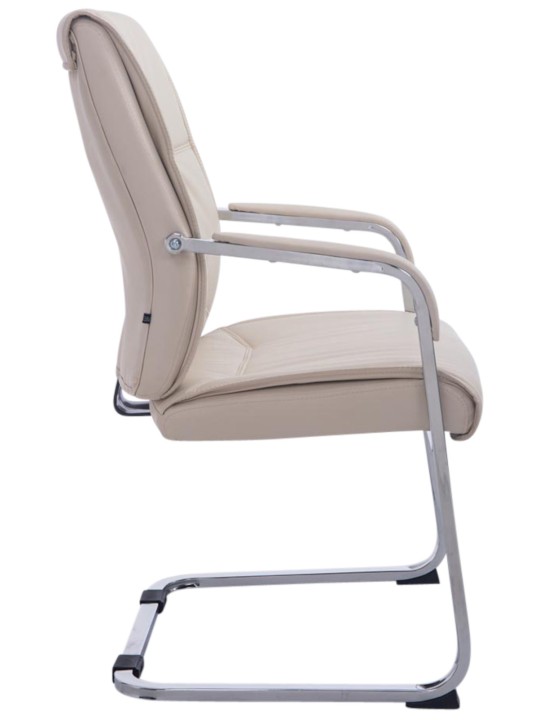 Set 2 scaune cantilever XL Anubis, crem