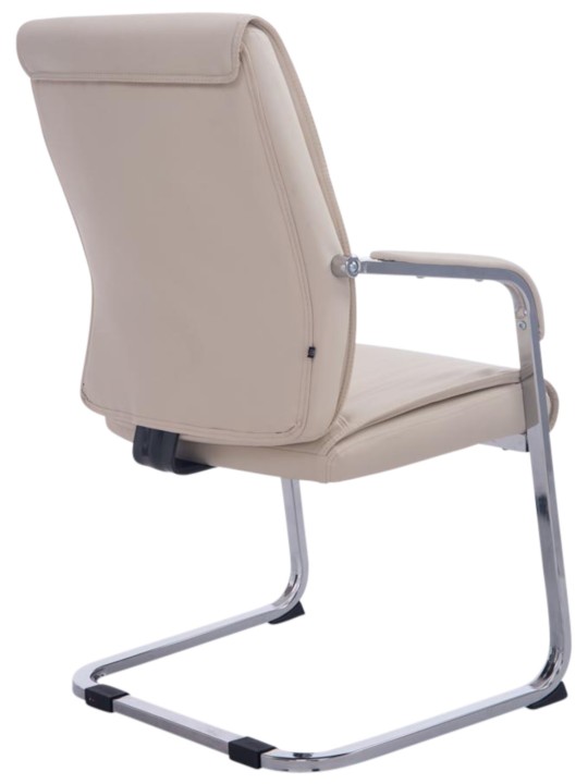 Set 2 scaune cantilever XL Anubis, crem