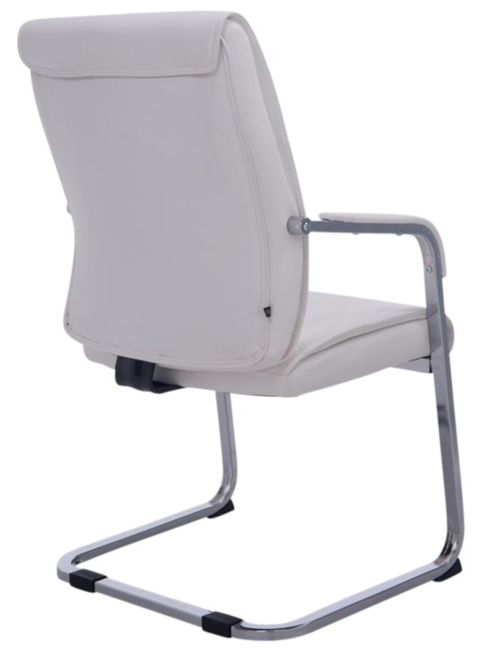 Set 2 scaune cantilever XL Anubis, alb