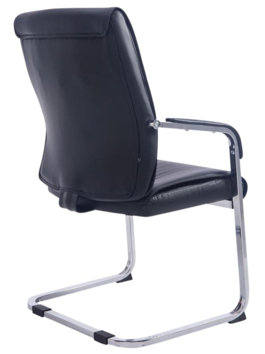 Set 2 scaune cantilever XL Anubis, negru