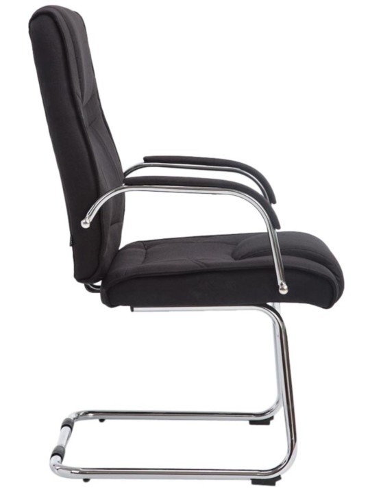 Set 2 scaune stofa Attila, negru Set 2 scaune stofa Attila, negru