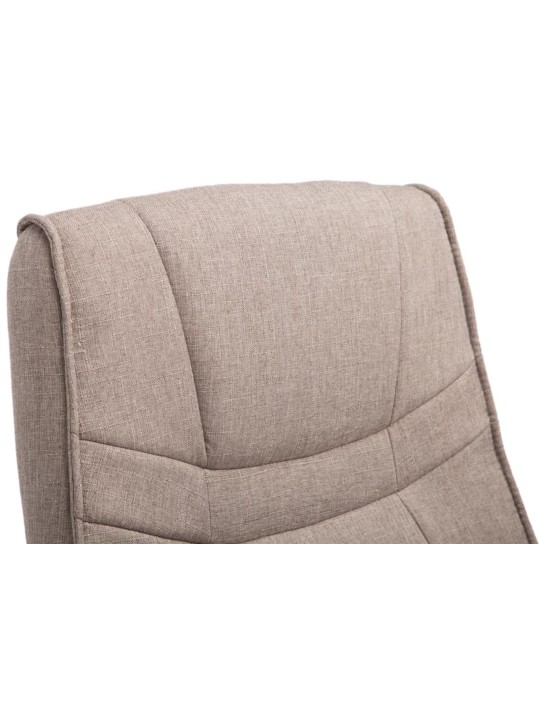 Set 2 scaune stofa Attila, taupe