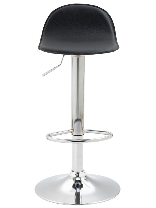 Set 2 scaune de bar Lana V2 crom, negru