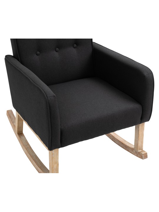 Scaun balansoar Dream material, negru