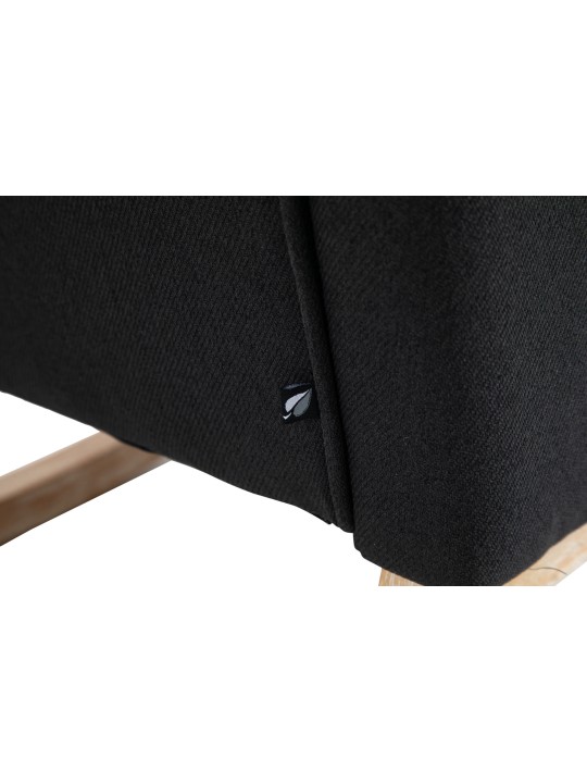 Scaun balansoar Dream material, negru