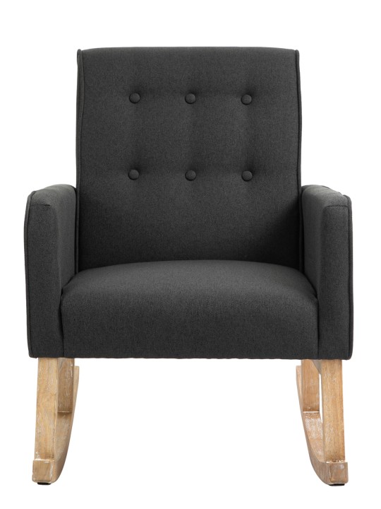 Scaun balansoar Dream material, gri închis