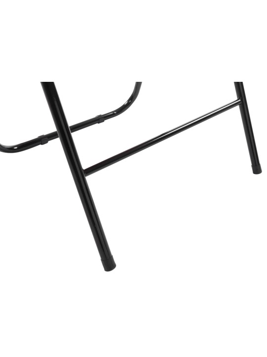 Set 2 scaune pliante Felix, negru/negru