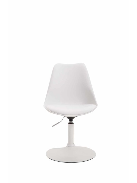 Set 4 scaune de sufragerie Maverick W plastic, alb