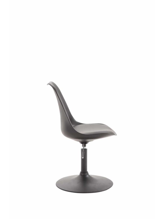 Set 4 scaune de sufragerie Maverick B plastic, negru