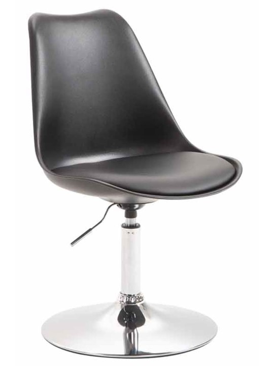 Set 4 scaune de sufragerie Maverick C plastic, negru