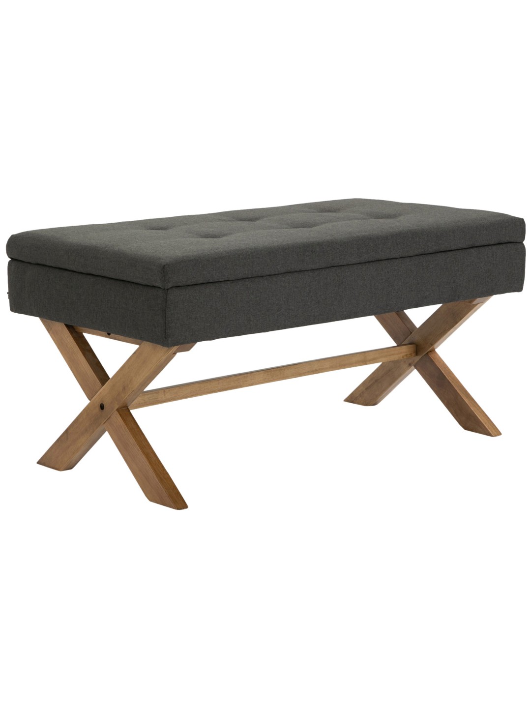 Bancă Namaro stofa antică-luminoasă, gri închis