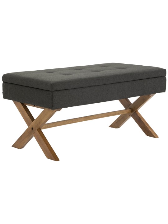 Bancă Namaro stofa antică-luminoasă, gri închis