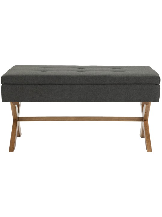 Bancă Namaro stofa antică-luminoasă, gri închis