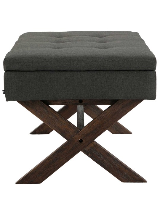 Banca Namaro stofa antic, gri închis