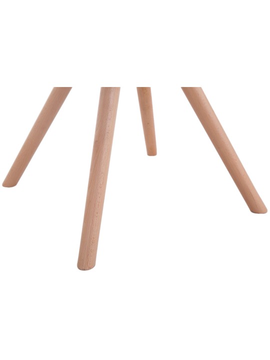 Set 4 Scaune Toulouse Fabric Natura Rotunde, gri